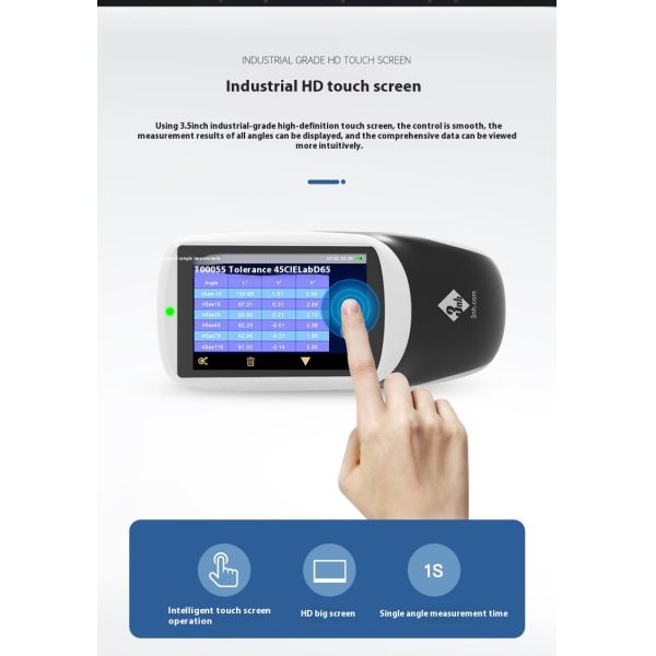 Portable Car Metallic Paint Colorimeter Multi-Angle Spectrophotometer MS3003 Three-Angle 25/45/110 Pearl Color Testing