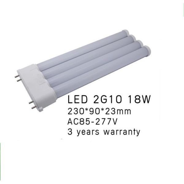 TYPE A+B 2G10 led PL light 15W CRI80 120LM/W 2835smd AC85-277V Three-year warranty