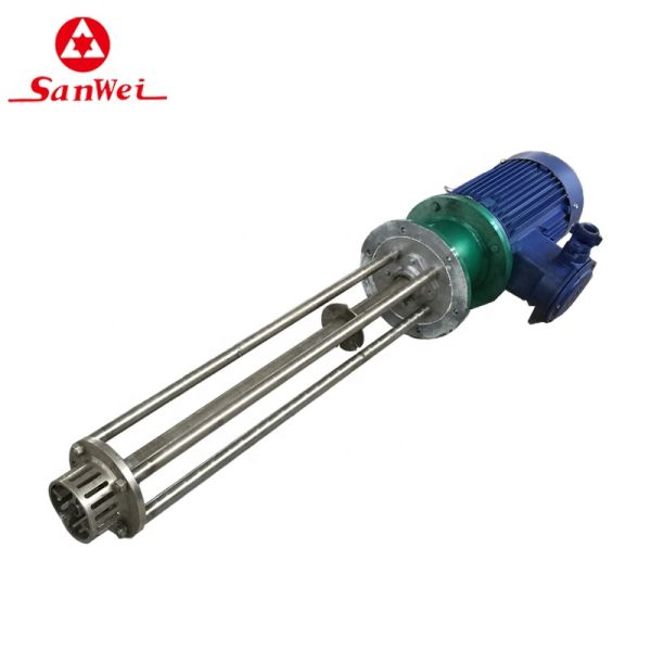 15 kW High Shear Lifting Homogenizer Emulsifying Mixer for Cosmetic Cream Soap