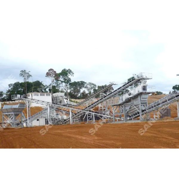 Construction Works 450mm Feed SMH120 Mining Crushing Machine