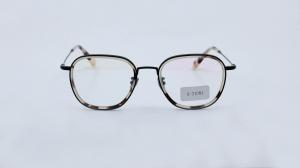 China Vintage Plain Glasses Frame Non-Prescription Old Fashion Optical Frames Demi acetate handmade in high quality on sale
