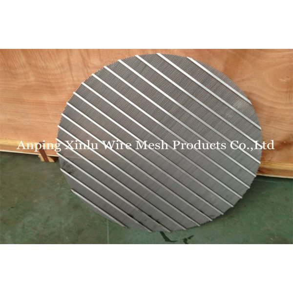 Diameter 500mm Johnson Wedge Wire Screen Flat Panel For Filtering And Grain Drying