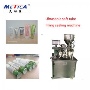 Quality 25BPM 1kw Plastic Tube Filling Sealing Machine For Lotion And Hand Cream for sale
