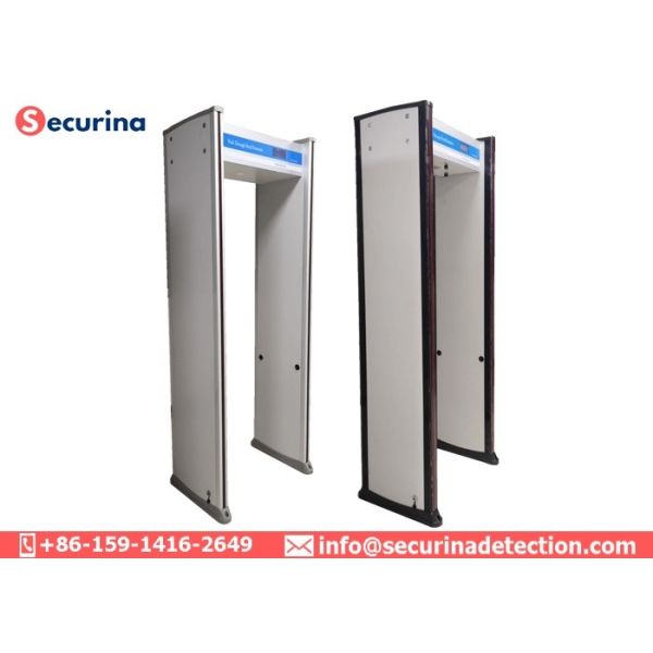 Outdoor Security Door Frame Metal Detector , Full Body Metal Detectors Sensitivity Adjustable