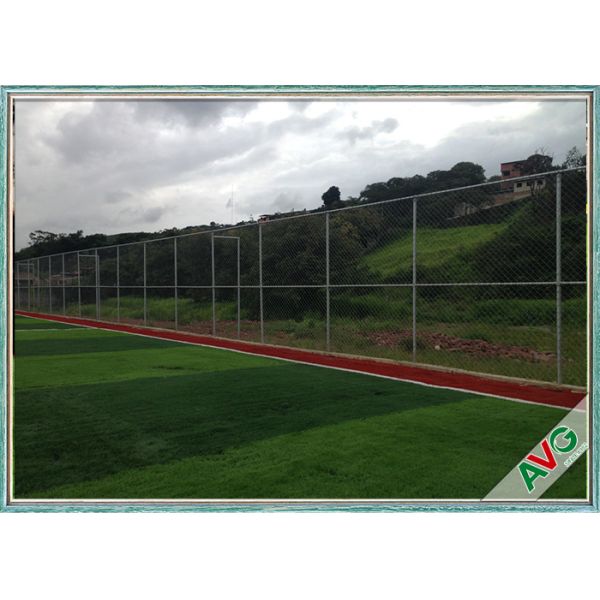 50 mm SGS Artificial Grass For Football Field / Soccer Field With Natural Feeling