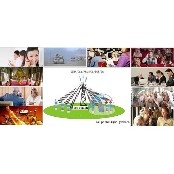 Short Range Mobile Phone Signal Jammer For Prison , Anti Stracking And Spy