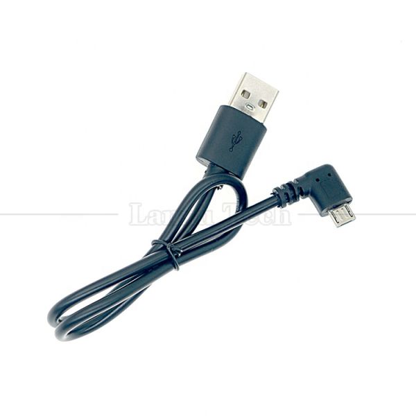 90 Degree Right Angled USB to Micro B Data Charger Cable for Phone Tablet Digital Camera GPS
