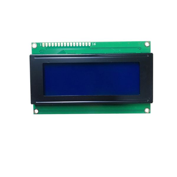 2.5 Inch Character Lcd Display, 20x4 STN Yellow / Blue 1/16 Duty 1/5 Bias