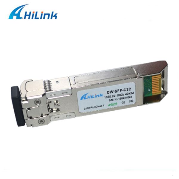 10G DWDM 40km SFP Transceiver Module LC Connector HLink Compatible 3 Years Warranty