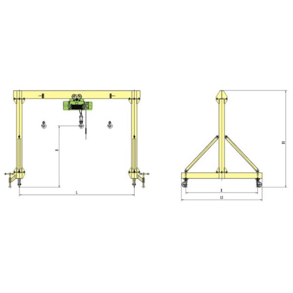 Mini 1T Gantry Crane