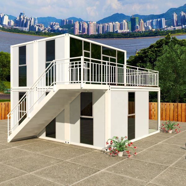 Luxury Hotel Prefabricated Folding Container House Mobile Customized