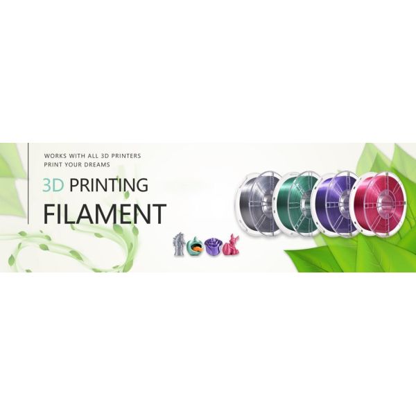 Silk Violet PLA 3D Printer Filament Toughness Enhanced