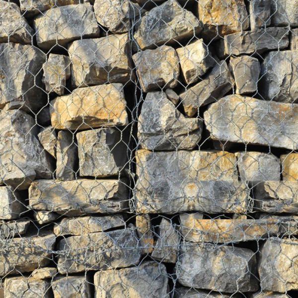 Woven Gabion Wire Mesh High Tensile Bank Protection Galvanized Steel Erosion Barrier