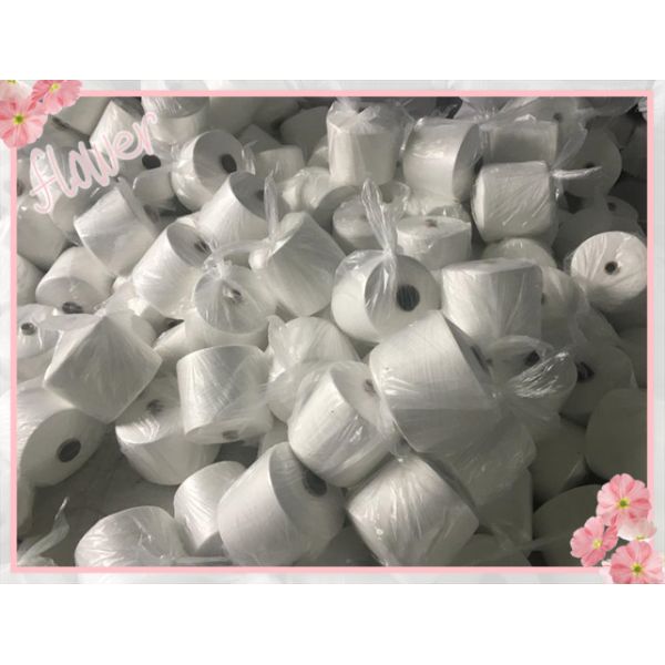 Semi Dull 50S/2 Ring Spun Polyester Yarn 100% Recycled