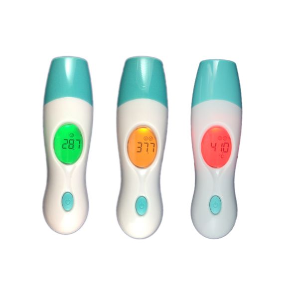Digital Infrared Ear Thermometer With 3-Color Backlight