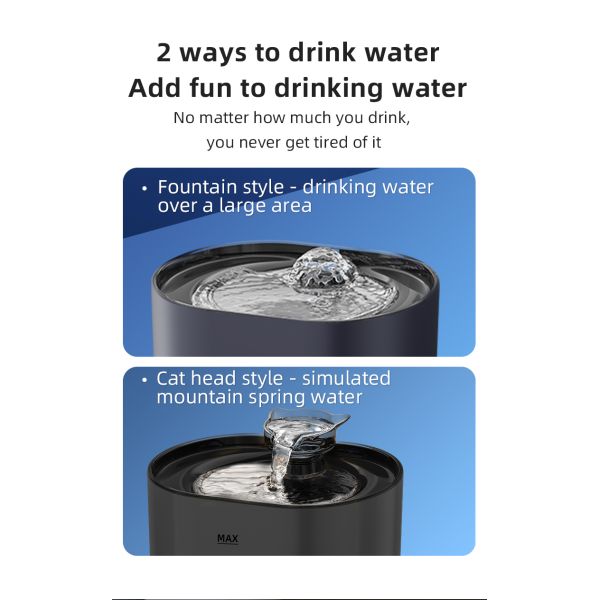 Large Capacity Automatic Cat Drinking Machine New Model Pet Water Dispenser Circulating Filtration Pet Fountain Pet Products