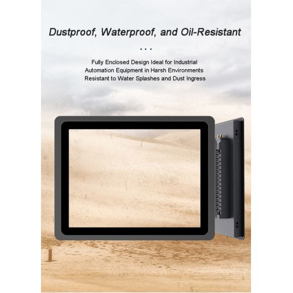 21.5 Inch LCD Industrial Monitor Ip65 Panel Wall Mount Embedded Capacitive Touch Screen Display Industrial Panel Pc