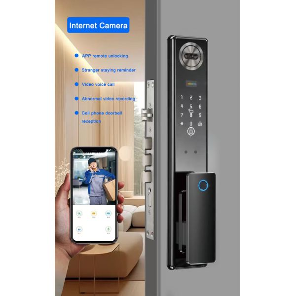TUYA APP 3D Face Recognition Fingerprint Smart Lock