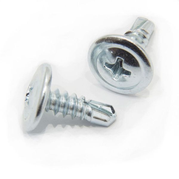Truss Head Galvanized Self Drilling Screws Coarse Thread Phillips Modified M4.2 X 12mm