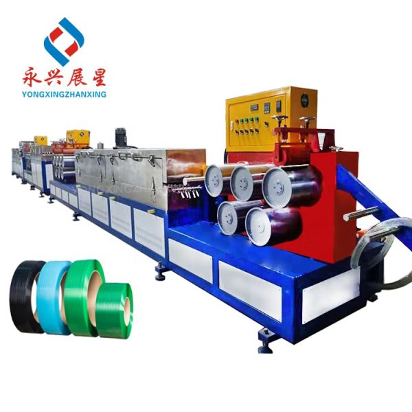 100% Strap Scrap 3 Lines Plastic PET Strapping Band Extrusion Line